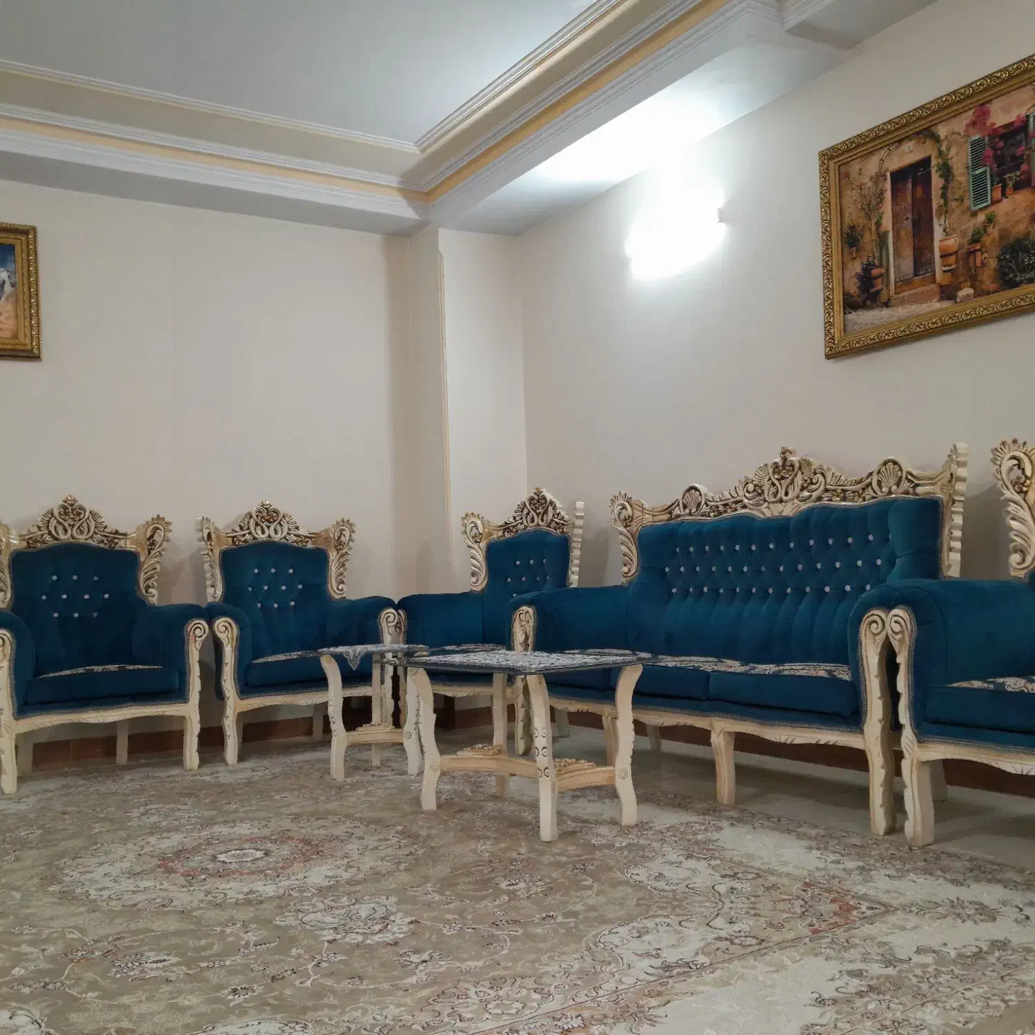 مبل استیل  سلطنتی|مبلمان خانگی و میز عسلی|شهریار, شهرک وائین|دیوار