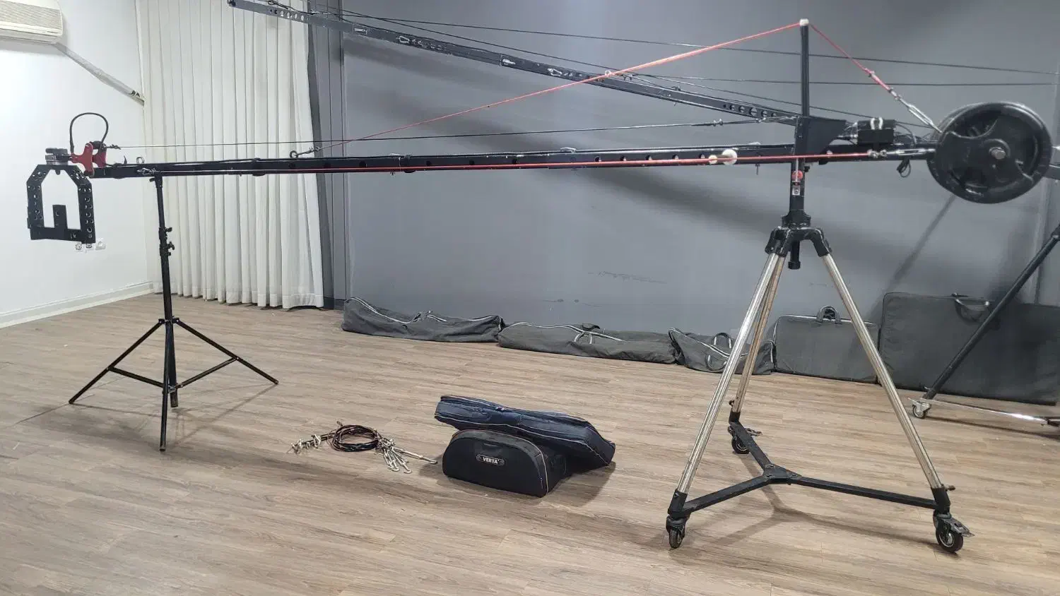 کرین ۴ متری با مانیتور fullHD و وزنه کامل و کیف|دوربین عکاسی و فیلمبرداری|بابل, |دیوار