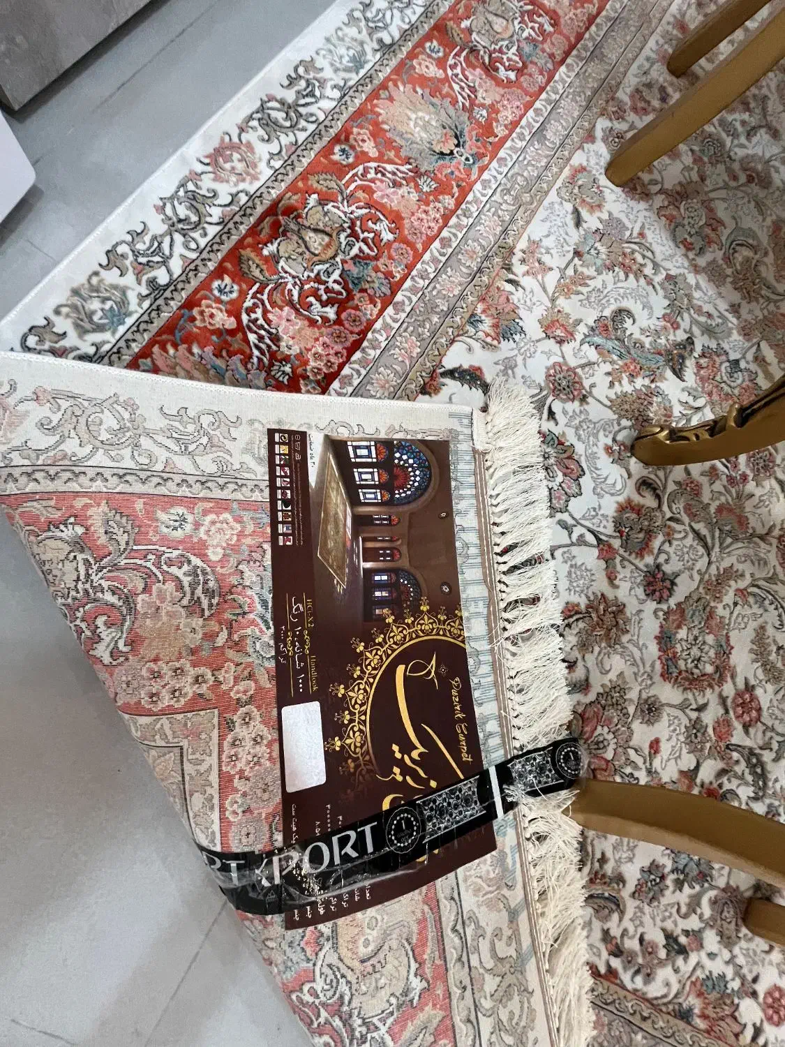 فرش۱۲متری گلرخ تبریزاصلی تمام نخ اکرولیک نونوجهزیه|فرش|ساوه, |دیوار