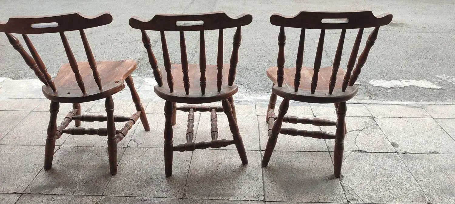 صندلی چوبی|صندلی و نیمکت|کرج, عظیمیه|دیوار