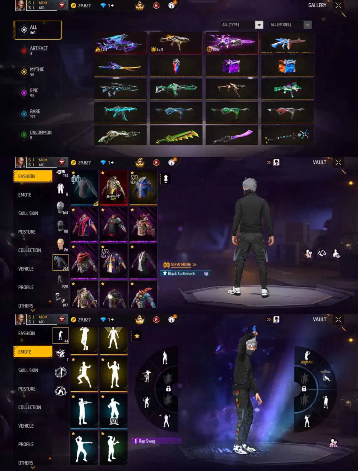 اکانت فری فایر حضوری|کنسول، بازی ویدئویی و آنلاین|مرودشت, فرهنگ|دیوار