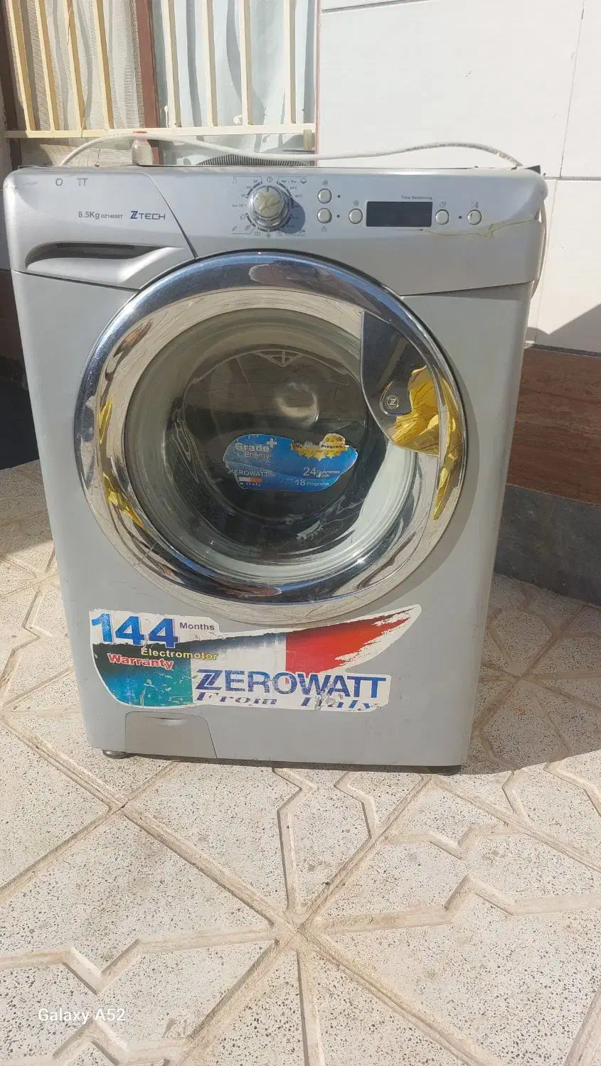 ماشین لباسشویی تمام اتوماتیک زیروات|ماشین لباسشویی و خشککن لباس|خلیل آباد, |دیوار