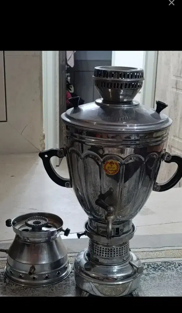 سماور قدیمی نو|سماور، چایساز، قهوهساز|کاشان, زیدی|دیوار