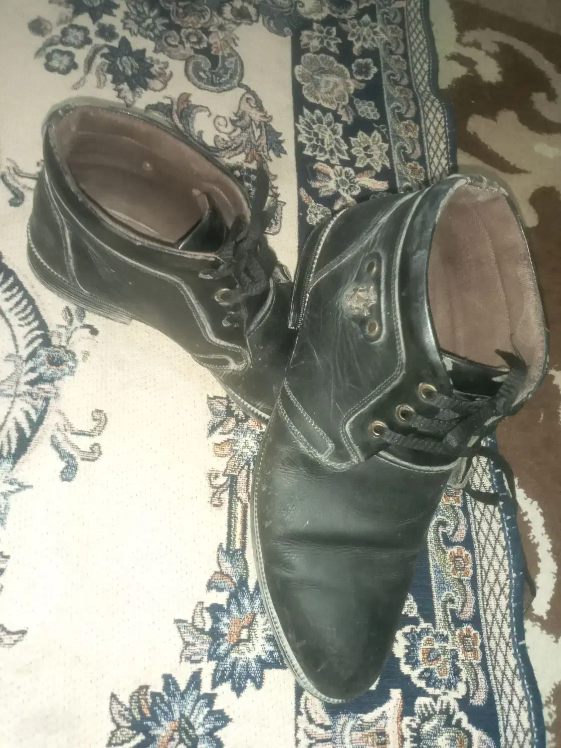 یک جفت نیم بت چرم مردانه شماره ۴۳ و ۴۴|کیف، کفش، کمربند|رباطکریم, الارد|دیوار