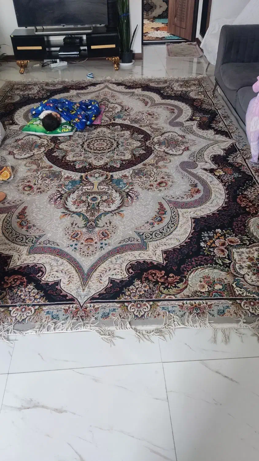 یک عدد فرش ۹متری در حد نو|فرش|بومهن, |دیوار