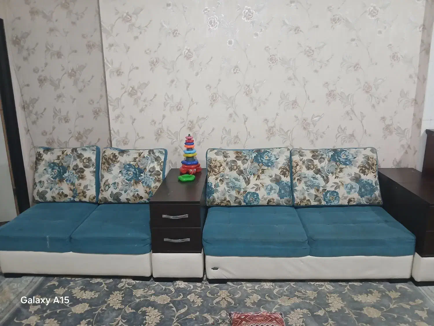 مبل ال هفت نفره کامل با میز ناهار خوری ۶ نفره|مبلمان خانگی و میز عسلی|کهریزک, |دیوار