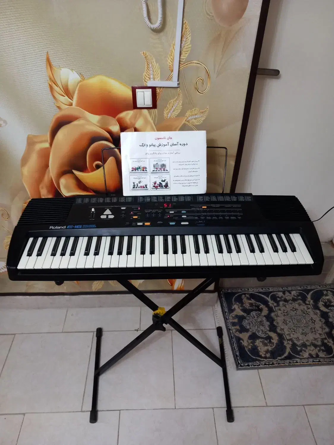 ارگ کیبوردپیانو اورینتال رولند صدا طبیعی  مشکی|پیانو، کیبورد، آکاردئون|کرج, شهرک نهال و بذر|دیوار