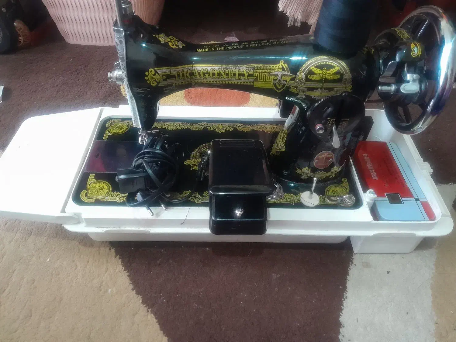 چرخ خیاطی با پدال مدل دراگون فلای ga1|چرخ خیاطی و ریسندگی|ایذه, |دیوار