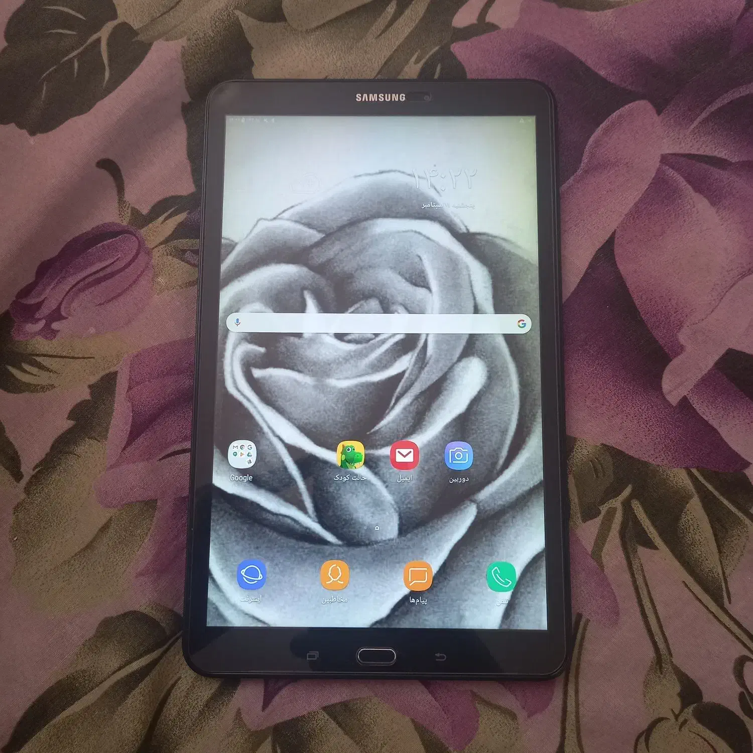 تبلت سامسونگ گلکسی tab galexy a 2016 سیمکارت خور|تبلت|ری, سیزده آبان|دیوار