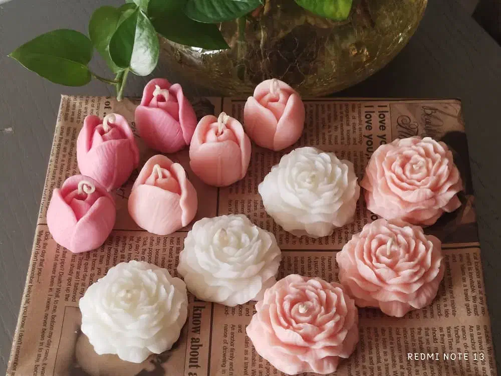 سلام ، سفارش انواع شمع پذیرفته میشود|صنایع دستی و سایر لوازم تزئینی|گرمدره, |دیوار