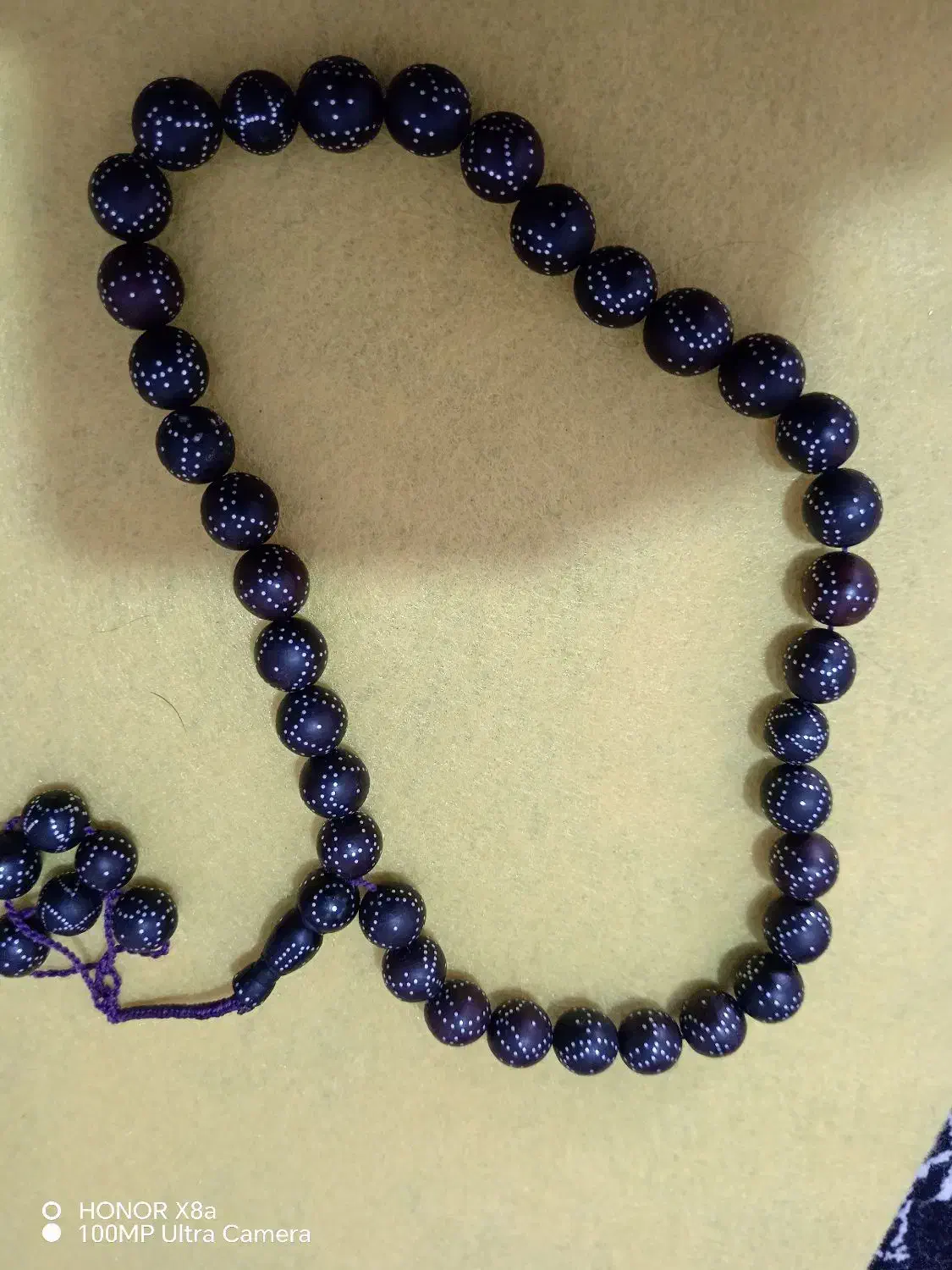 تسبیح دست ساز با هسته خرمای وحشی|کلکسیون اشیاء عتیقه|بیرجند, |دیوار