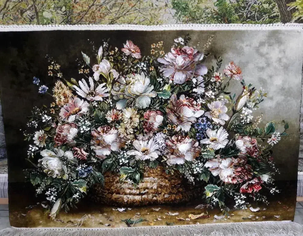 تابلو فرش گل ستاره|تابلو فرش|تهران, دروازه شمیران|دیوار