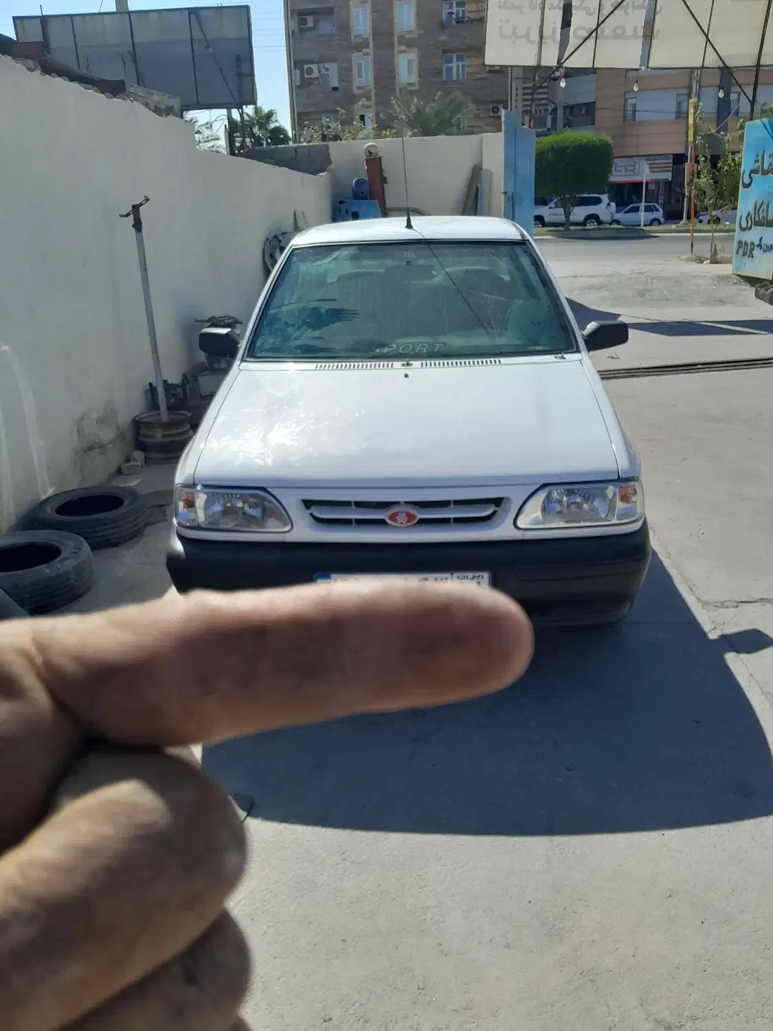 پراید سفید دور رنگ ۹۰ ۱۳۱|خودرو سواری و وانت|جم, |دیوار