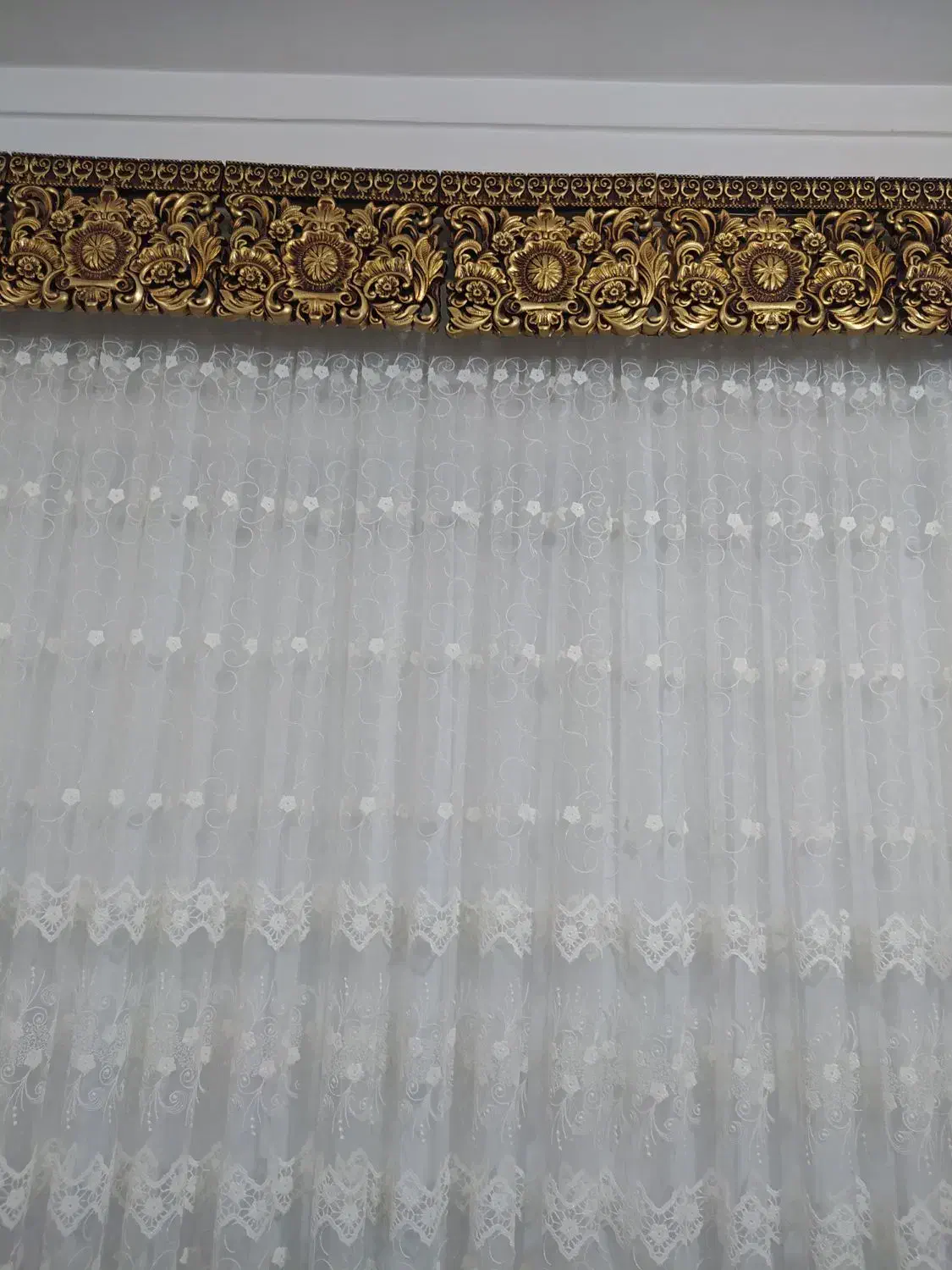 پرده با کتیبه و پرده کرکره ای اشپزخانه|پرده، رانر، رومیزی|کردکوی, |دیوار