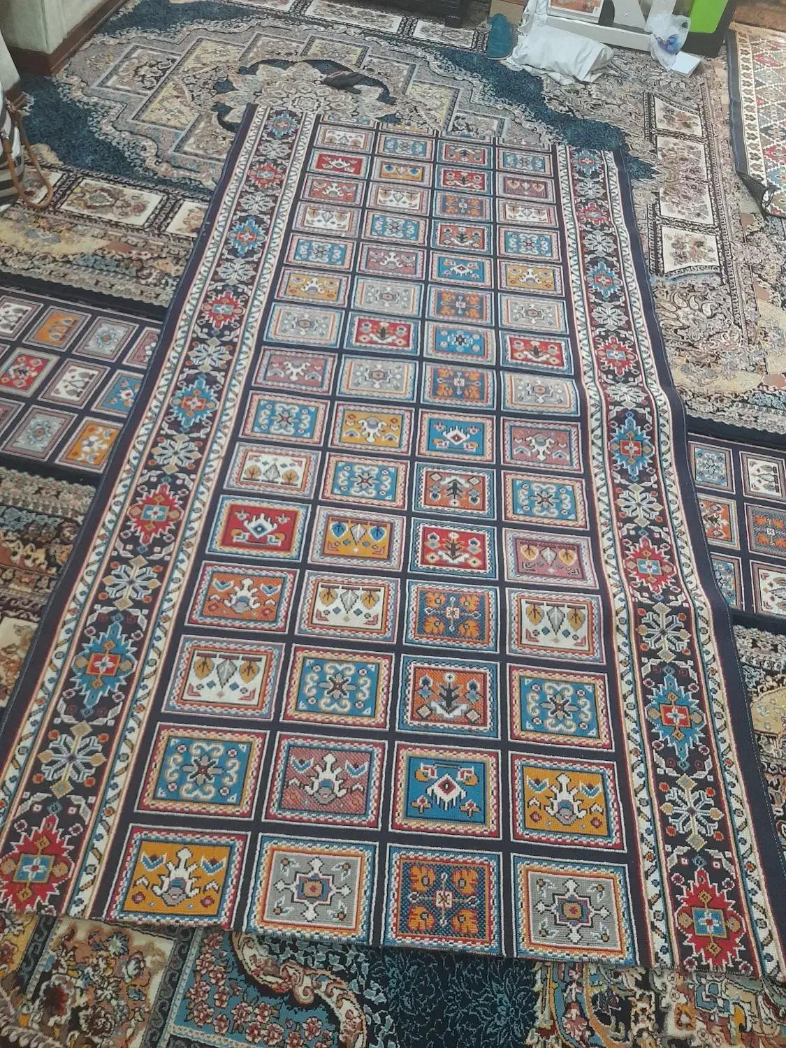 گلیم فرش نو|گلیم، جاجیم، گبه|قزوین, |دیوار