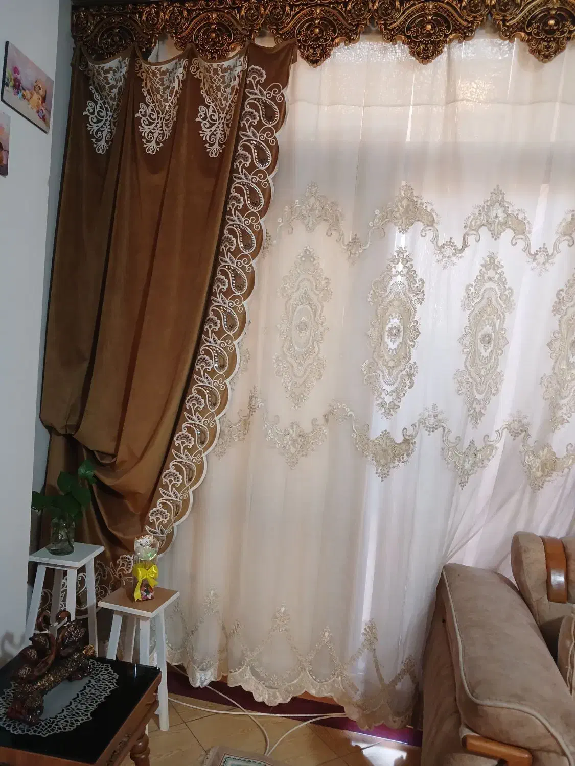 پرده پذیرایی|پرده، رانر، رومیزی|مشکین‌دشت, |دیوار