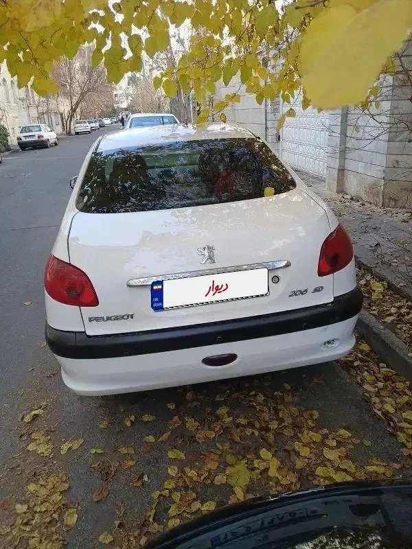 پژو ۲۰۶ اس دی اتومات مدل آخر ۸۹|خودرو سواری و وانت|تهران, جنت‌آباد جنوبی|دیوار