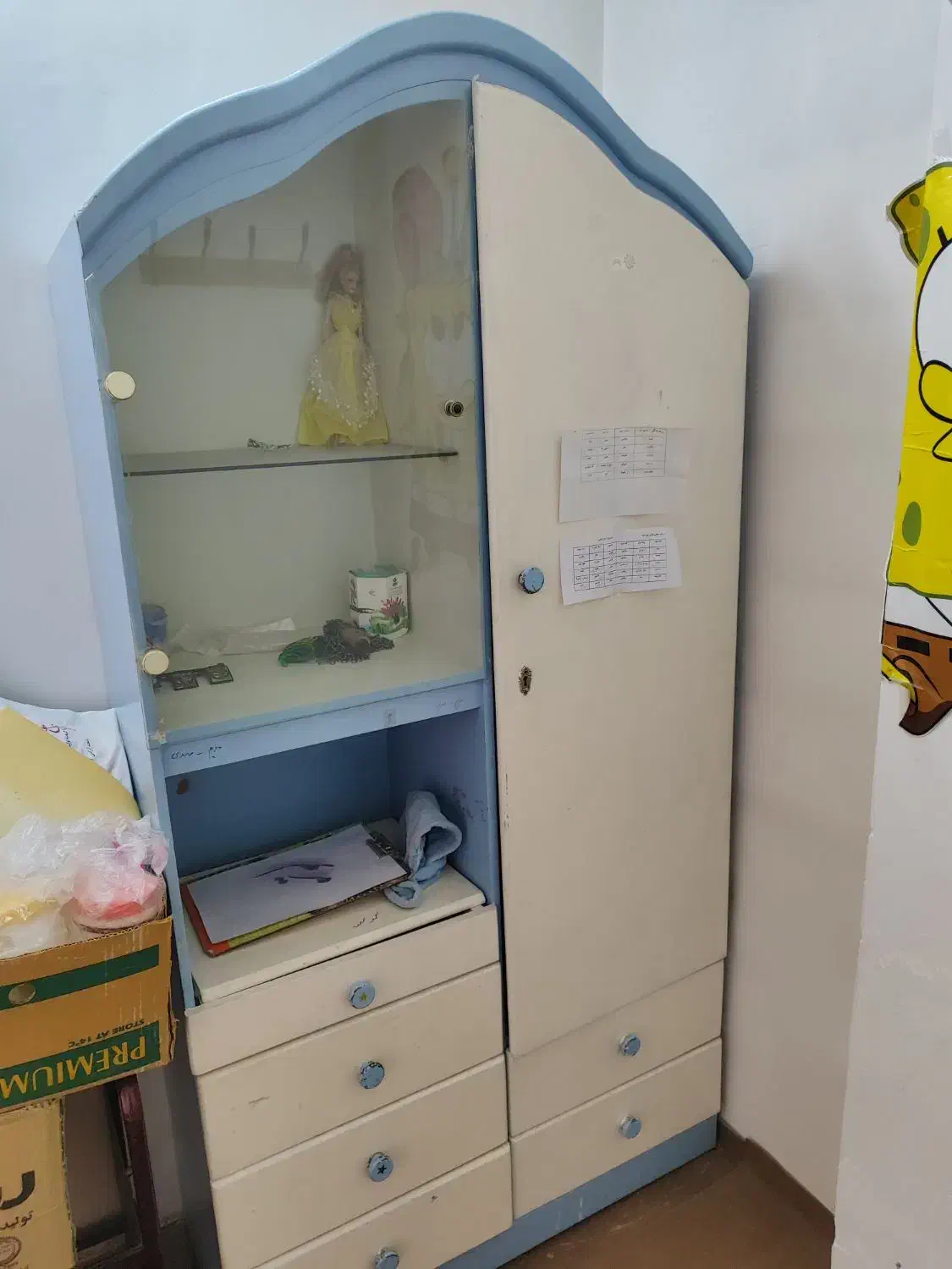 کمد بچه|جاکفشی، کمد، دراور|ابهر, |دیوار