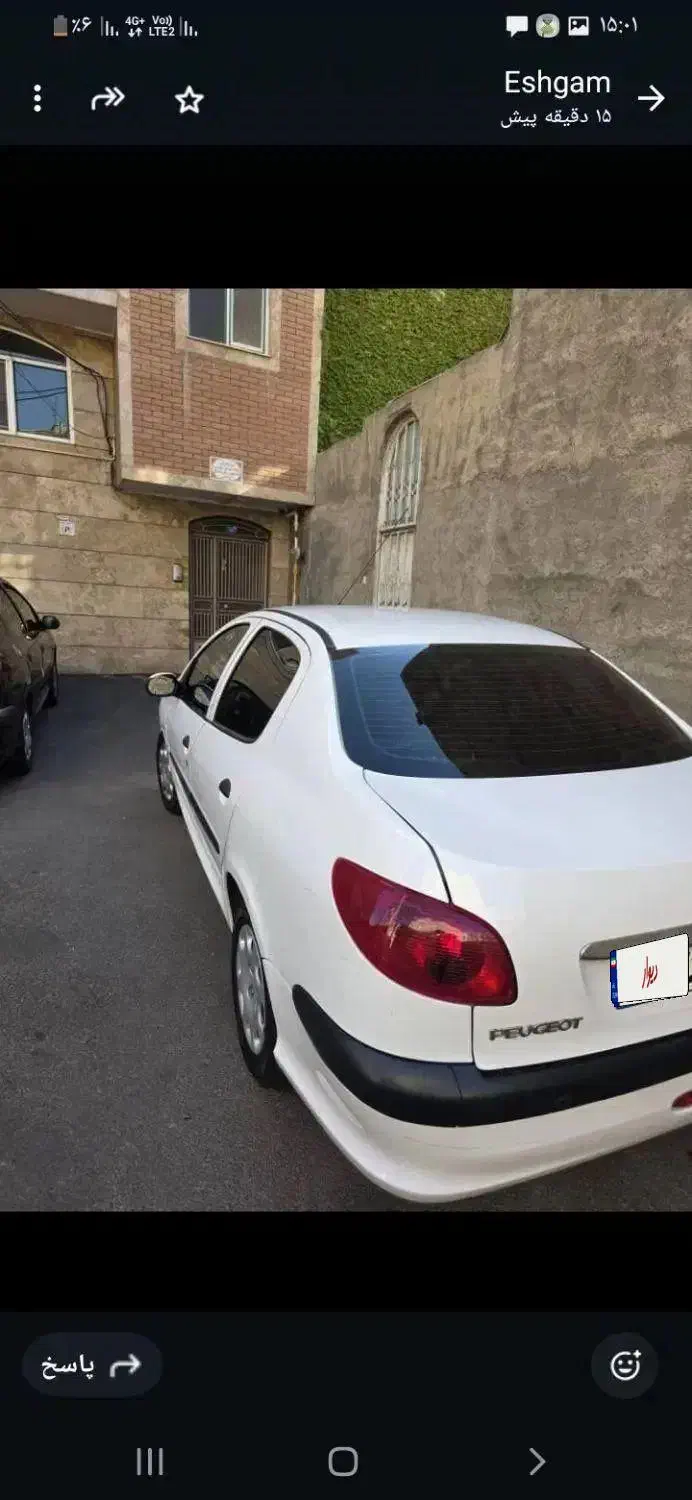 206 اس دی ۹۳|خودرو سواری و وانت|تبریز, |دیوار