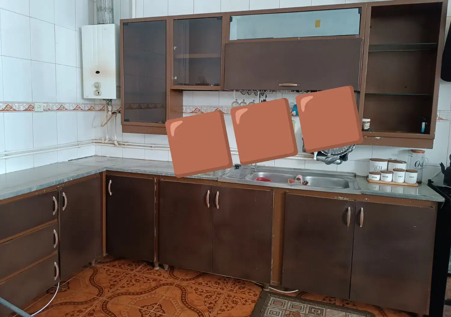 کابینت فلز|آب‌چکان و نظم‌دهنده ظروف|بیرجند, |دیوار