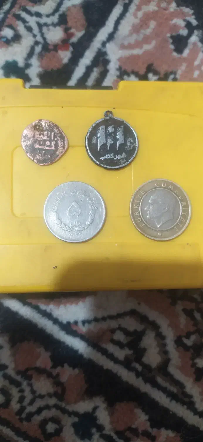 شش عدد سکه قدیمی یکی چکشی|کلکسیون سکه، تمبر، اسکناس|بومهن, |دیوار