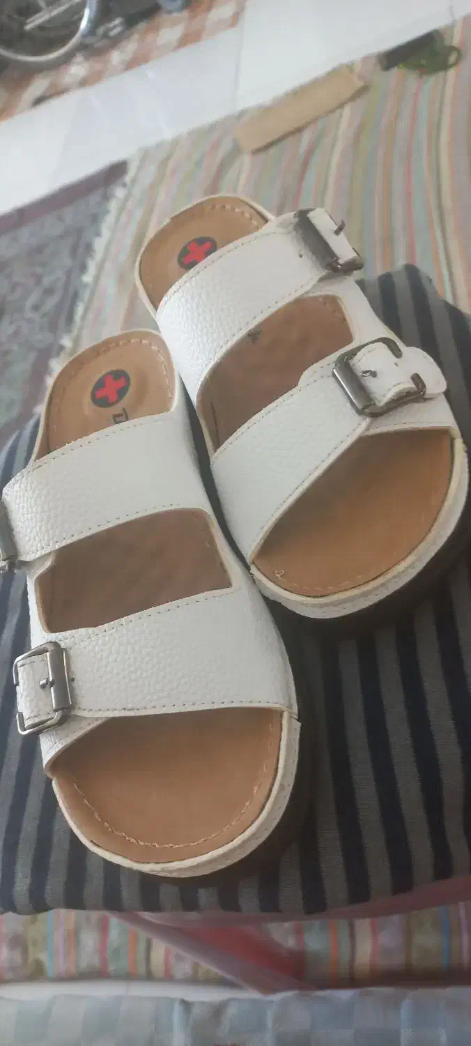 صندل دمپایی زنانه چرم طبی اصل طبیعی اورجینال نونو|کیف، کفش، کمربند|تهران, مختاری|دیوار