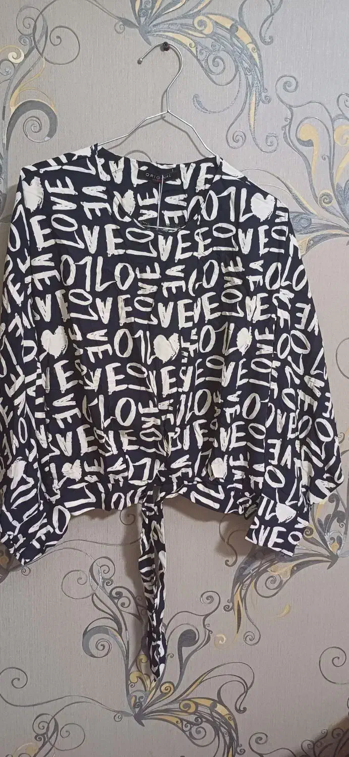 شومیز کراپ جلو گره|لباس|تربتحیدریه, کاشانی|دیوار