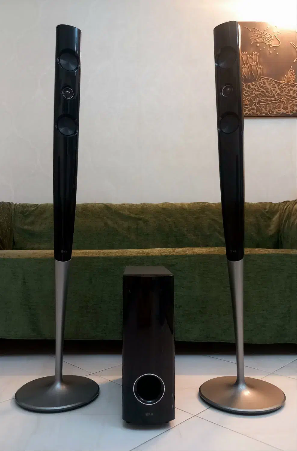 باند (اسپیکر) و ساب ووفر سینما خانگی ال جی|سیستم صوتی خانگی|کرج, فاز ۵ مهرشهر|دیوار