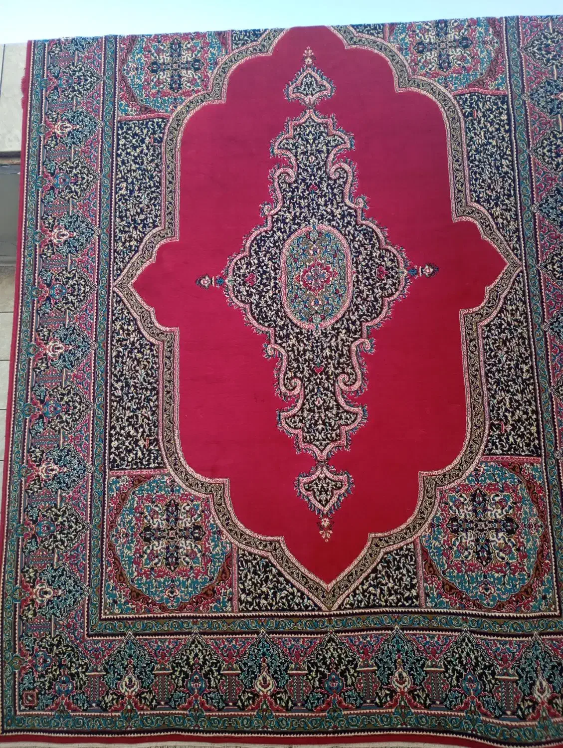 فروش یک عدد فرش قرمز دست دوم|فرش|ایذه, |دیوار