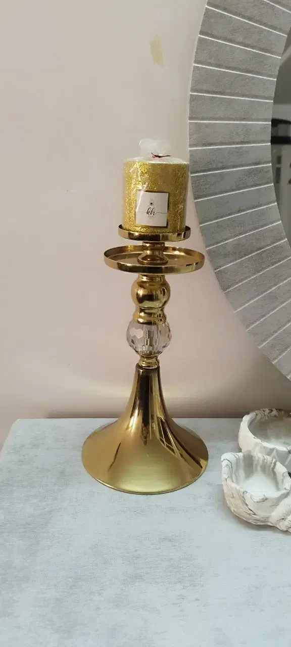 شمعدان شیک رنگ ثابت|لوستر و چراغ آویز|قم, شهدا|دیوار