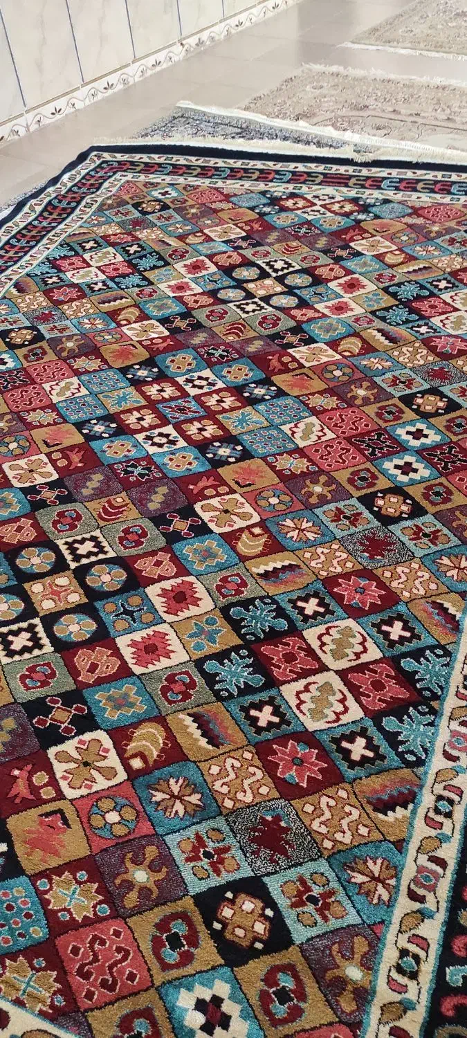 گبه ۹متری۵۰۰شانه نونو|گلیم، جاجیم، گبه|نورآباد, |دیوار