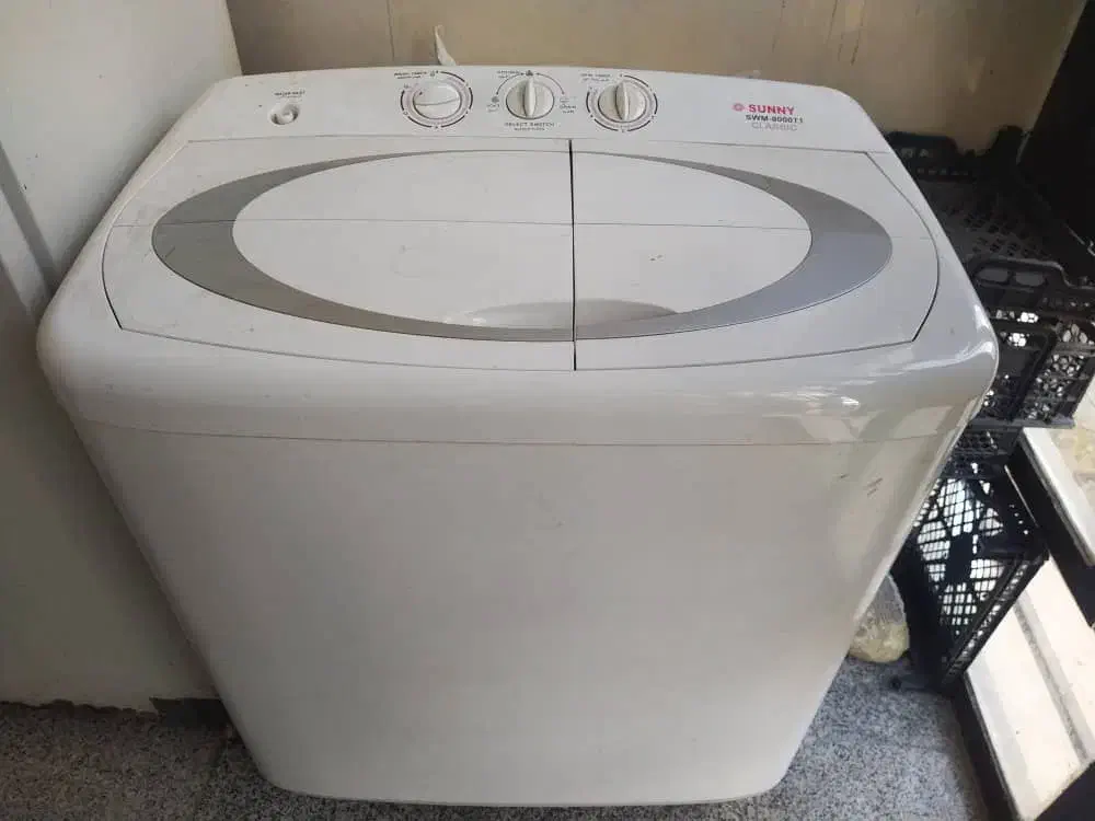 لباسشویی دوقلو سانی ویخچال کارکرده|ماشین لباسشویی و خشککن لباس|صدرا-فارس, فاز ۲|دیوار