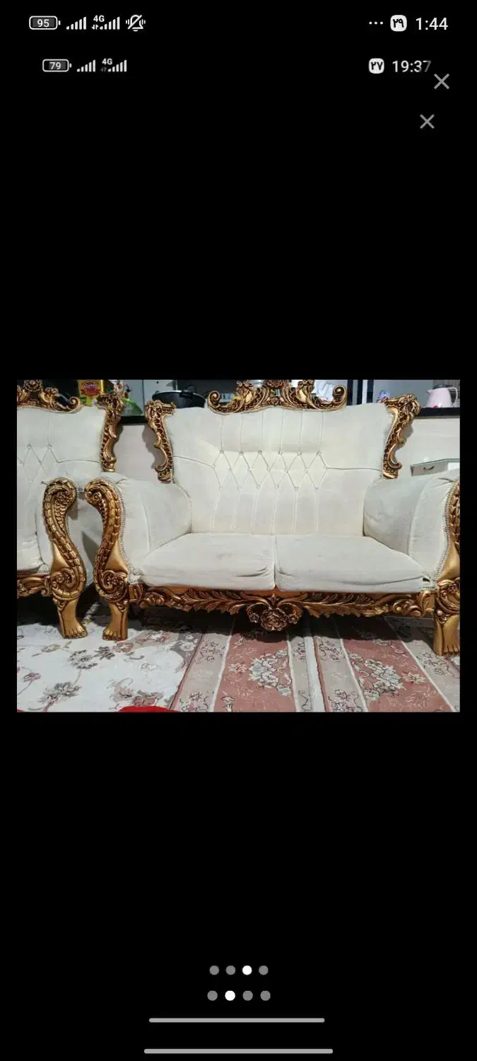 مبل هفت نفره مدل رز و سه میز عسلی|مبلمان خانگی و میز عسلی|محمدشهر, محمدشهر|دیوار