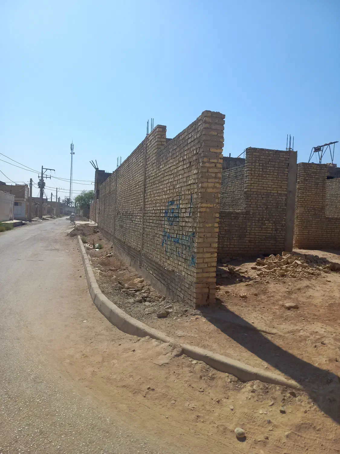 فروش خانه نیمه کاره روستای ام اتمیر نخل ۷|فروش خانه و ویلا|اهواز, اسماعیلیه|دیوار