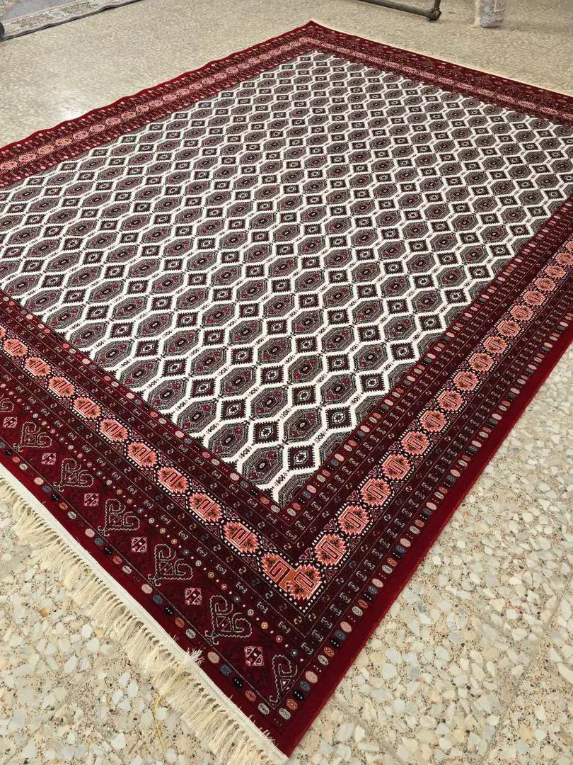 فرش ترکمن تمام نخ آکریلیک|فرش|گرگان, |دیوار