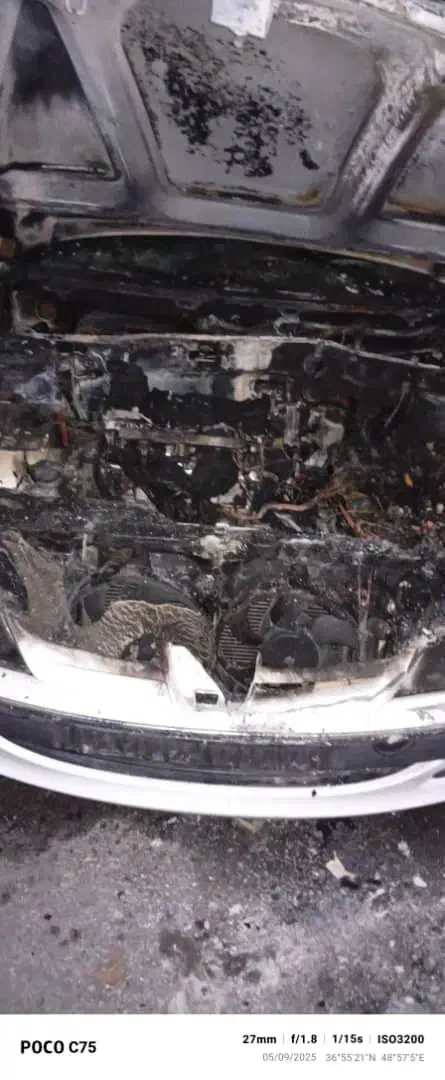 پژو پارس موتور سوخته|خودرو سواری و وانت|زنجان, |دیوار