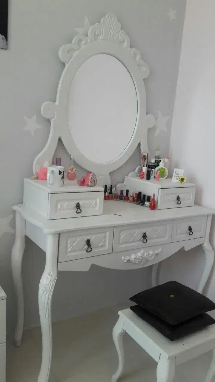 تخت یک نفره و میز لوازم آرایش و پاتختی|مبلمان خانگی و میز عسلی|مشهد, کوی المهدی|دیوار