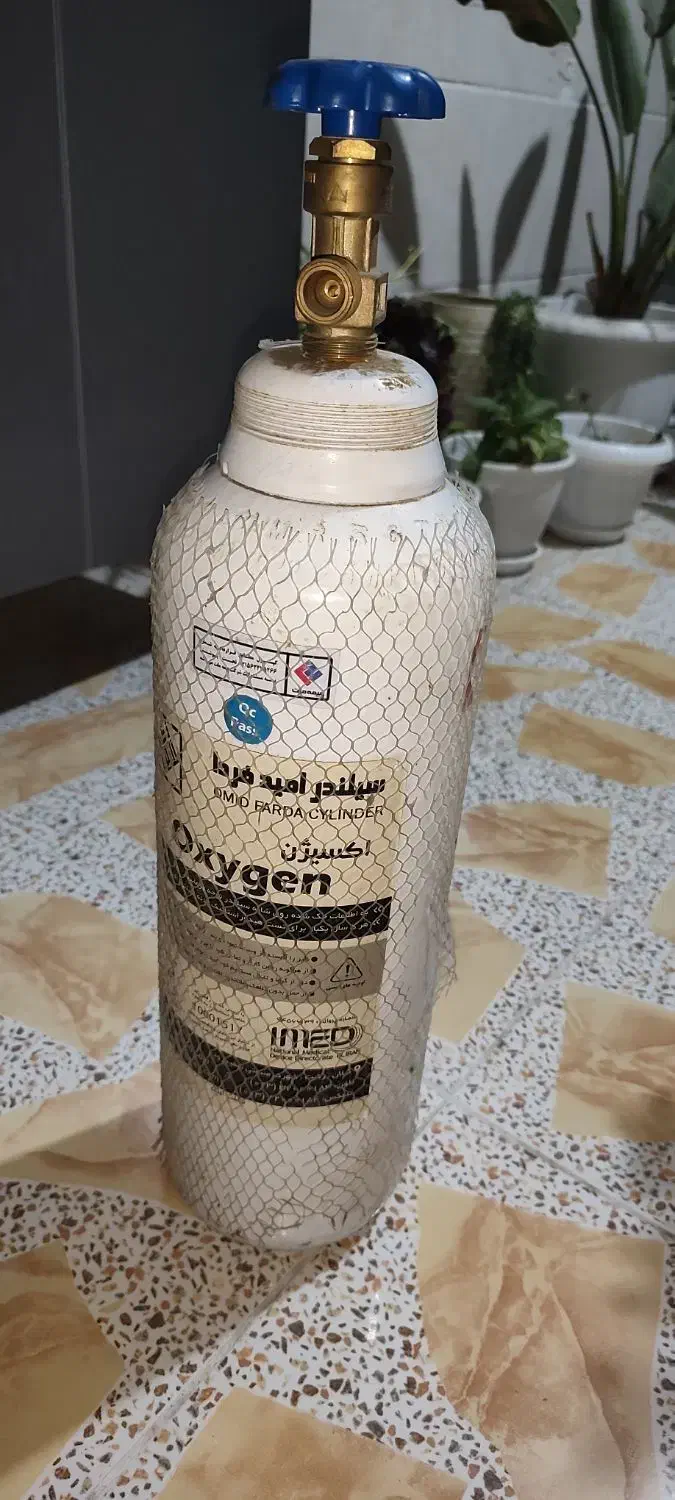 کپسول اکسیژن ۸لیتری|پزشکی|سنگر, |دیوار