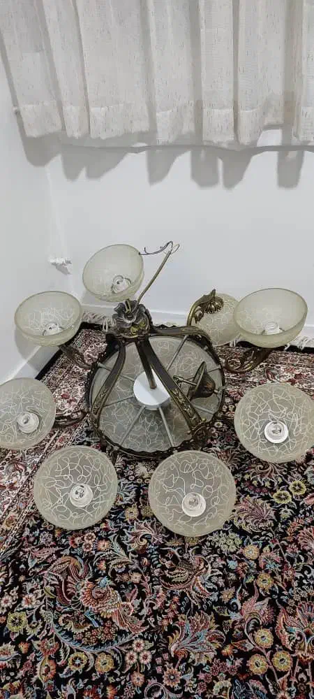 لوستر|لوستر و چراغ آویز|اراک, |دیوار