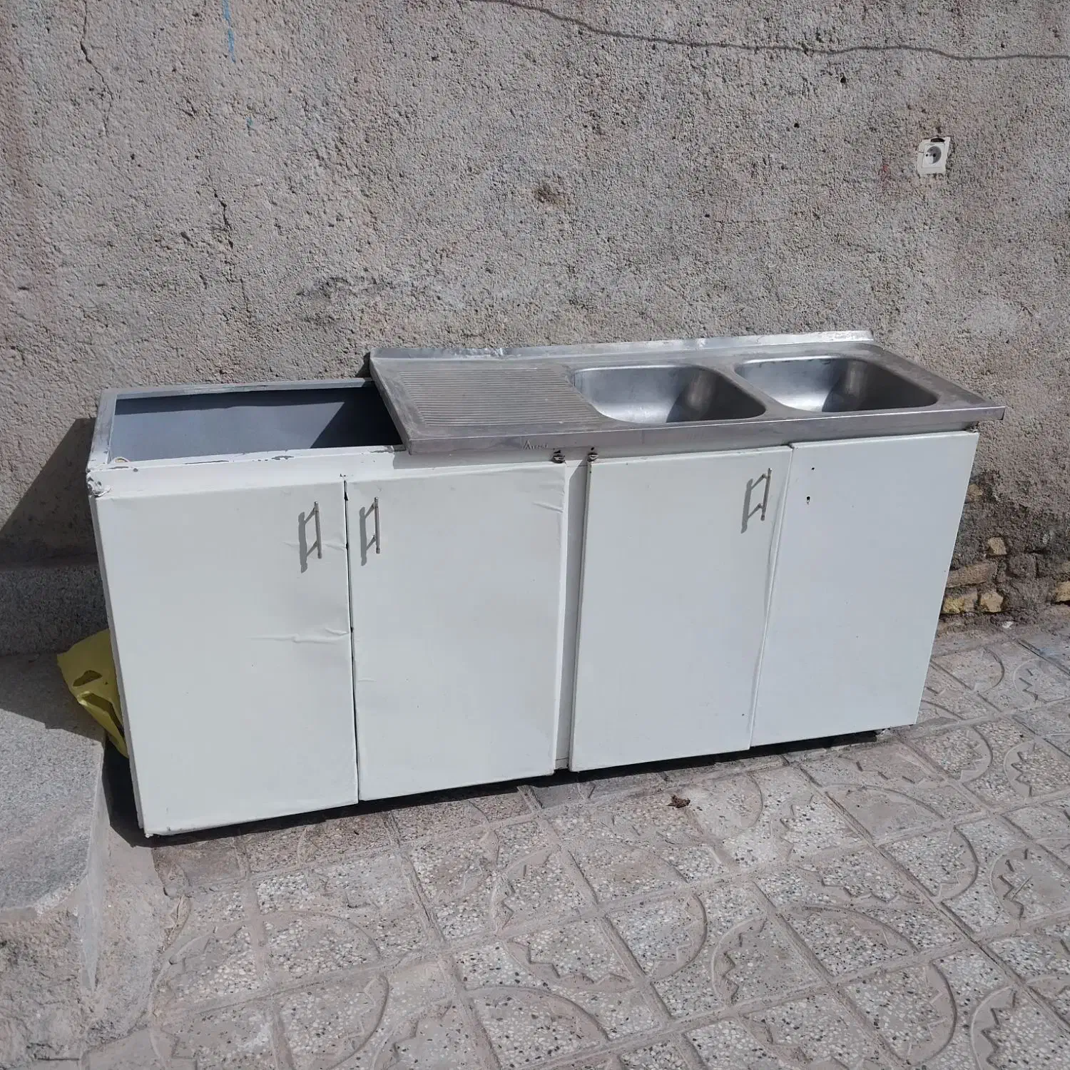 سینگ دوقلو با کابینت|لوازم سرویس بهداشتی|قلندر آباد, |دیوار