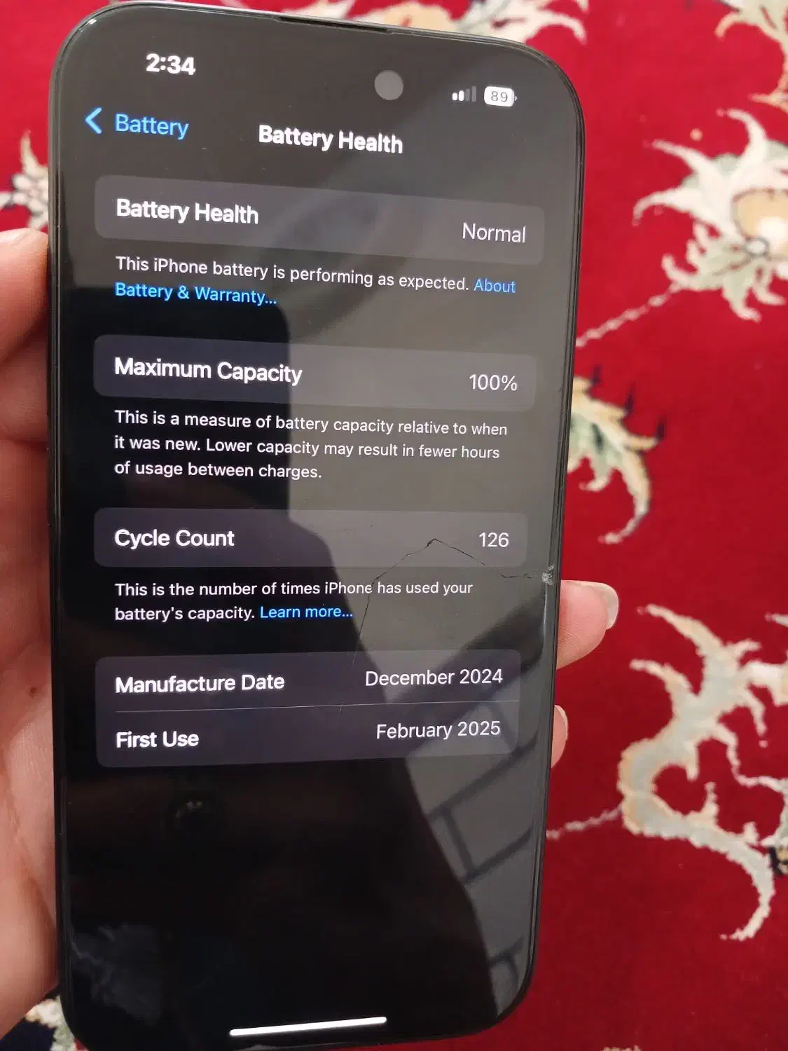 ایفون ۱۶ نرمال ۱۲۸|موبایل|دزفول, |دیوار