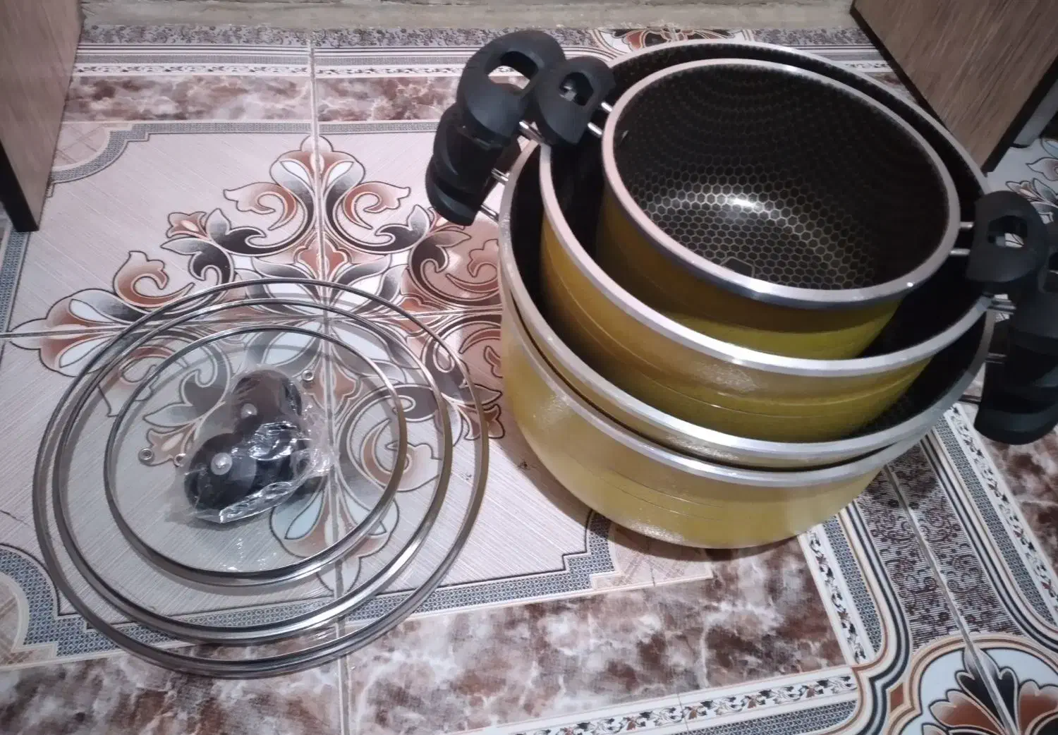 سرویس قابلمه تفلن نو نو|ظروف پختوپز|فشاپویه, |دیوار