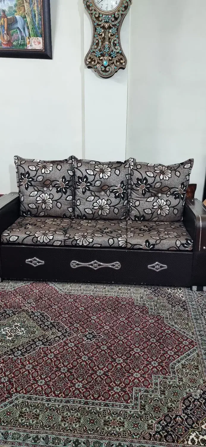 مبل ۷ نفره در حد نو|مبلمان خانگی و میز عسلی|محمدیه-قزوین, |دیوار