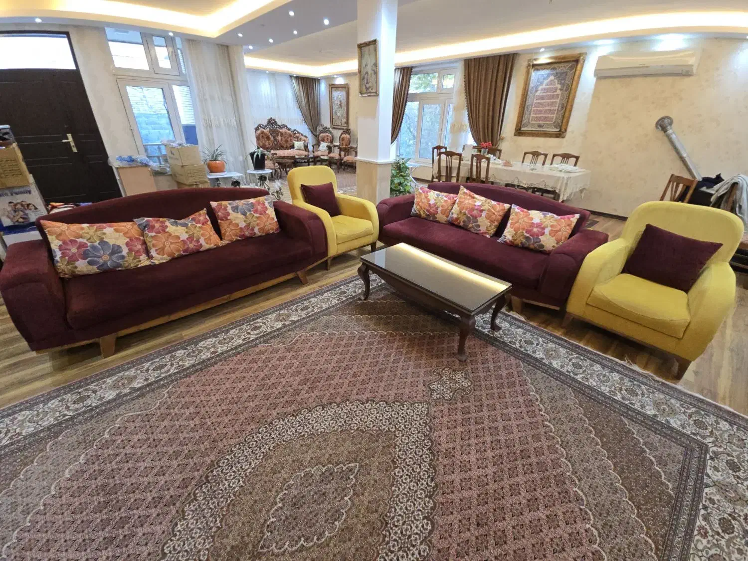 ست مبل راحتی ۸ نفره دو رنگ|مبلمان خانگی و میز عسلی|مرند, |دیوار