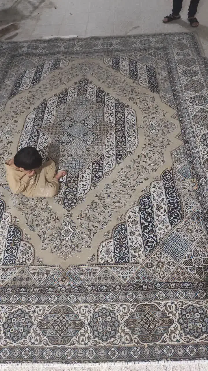 ۱ تخته قالی سلیمان ۱۲متری دسته دوم|فرش|یزد, |دیوار