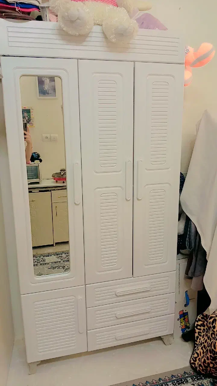 کمد بچه نو نو جادار پایه دار جدید رنگ سفید|اسباب و اثاث بچه|مشهد, فریزی|دیوار