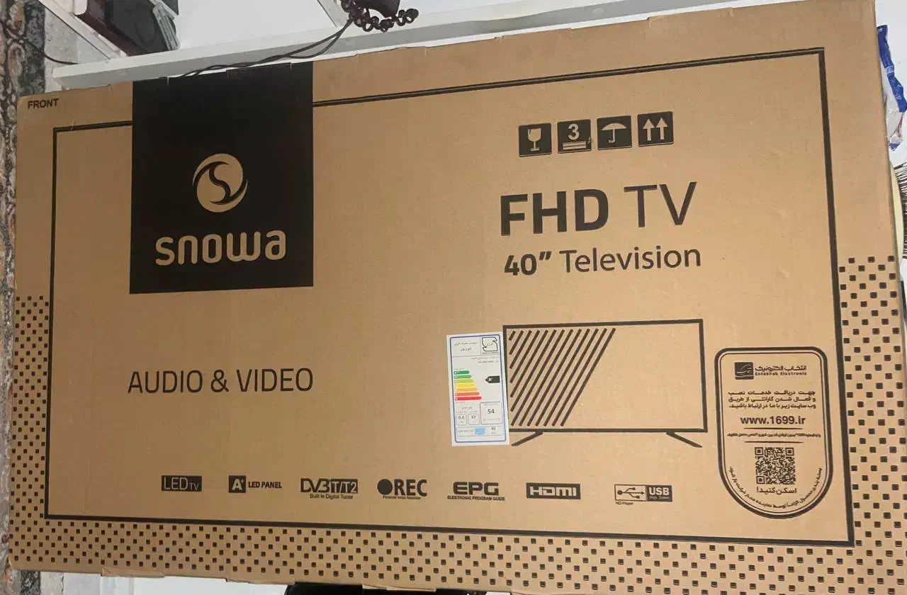 تلویزیون اسنوا ۴۰ اینچ اکبند همراه با گارانتی|تلویزیون و پروژکتور|تهران, دهم فروردین|دیوار