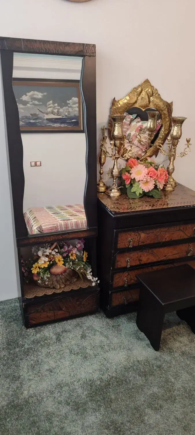 تخت خواب دونفره وتکی|تخت و سرویس خواب|مهاباد (آذربایجان غربی), |دیوار