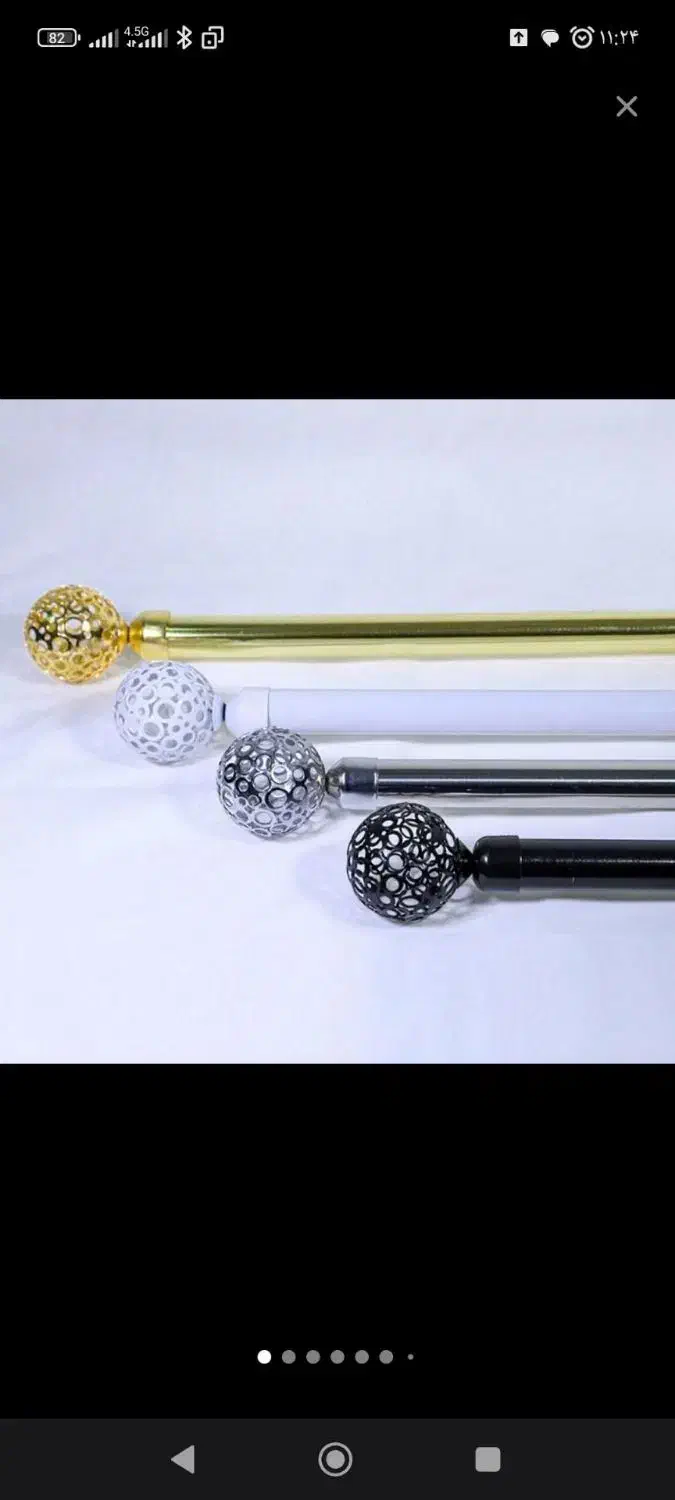 چوب پرده مینیمال پانچ اتومات ریلی  نصاب اندیشه ۷|پرده، رانر، رومیزی|مشهد, شهرک رازی (شهرک غرب)|دیوار