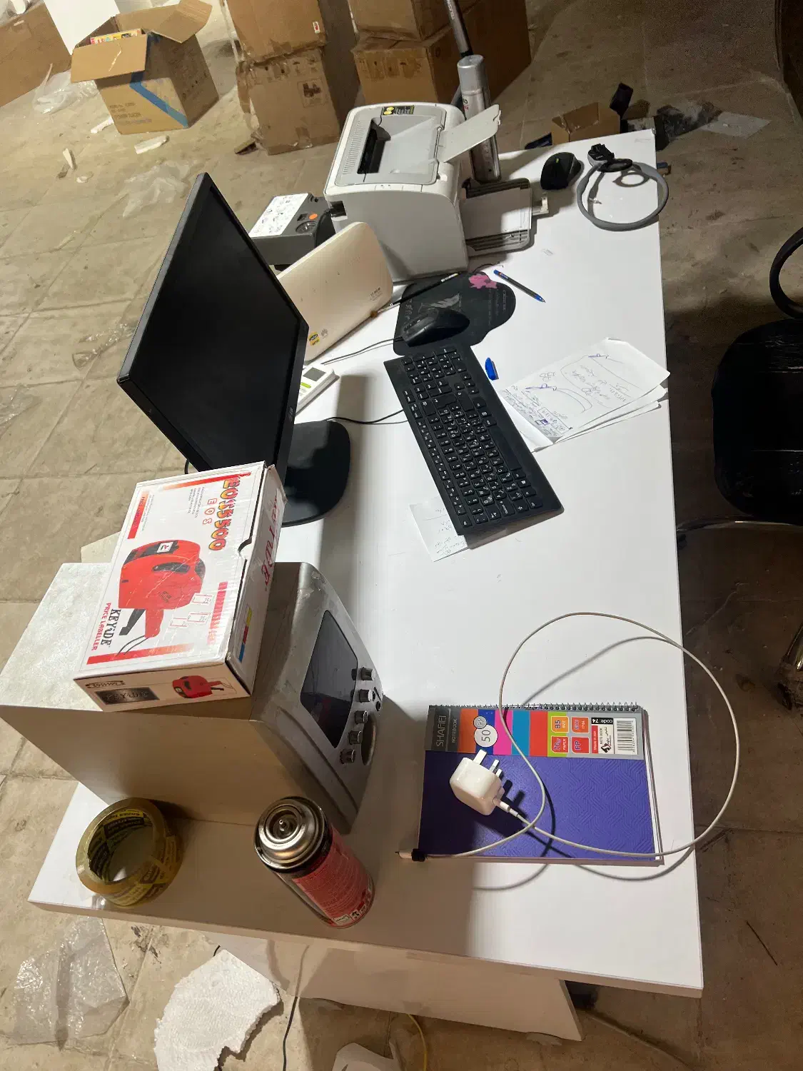 میز تحریر ۱۶۰ سانت|میز تحریر و کامپیوتر|بندر گناوه, |دیوار